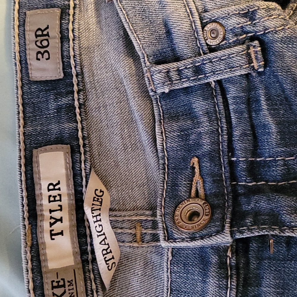 BKE MEN'S TYLER STRAIGHT LEG 36R JEANS